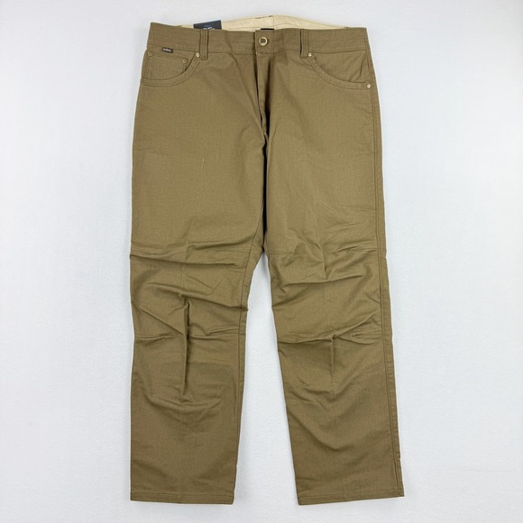 KUHL Rydr Pants Size 38x30 Eurotwill Full Fit Mens Dark Khaki 5016 NWT